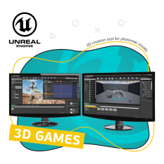 Unreal Engine 4. Игровой движок - КИБЕРшкола программирования для детей, компьютерные курсы для школьников, начинающих и подростков - KIBERone г. Чита