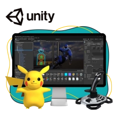 Мир игр на Unity 2D на популярном движке + AI-помощники - КИБЕРшкола программирования для детей, компьютерные курсы для школьников, начинающих и подростков - KIBERone г. Чита