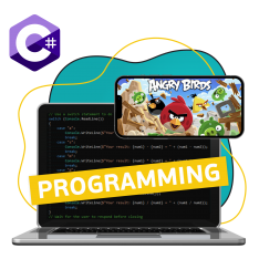 Программирование на C#. Удивительный мир 2D-игр - КИБЕРшкола программирования для детей, компьютерные курсы для школьников, начинающих и подростков - KIBERone г. Чита