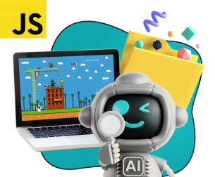 Язык программирования JavaScript + AI. Проектное обучение + геймификация + AI-помощники - КИБЕРшкола программирования для детей, компьютерные курсы для школьников, начинающих и подростков - KIBERone г. Чита
