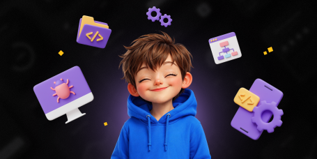 Идеальный сайт с нуля: код, дизайн и AI-помощник - КИБЕРшкола программирования для детей, компьютерные курсы для школьников, начинающих и подростков - KIBERone г. Чита